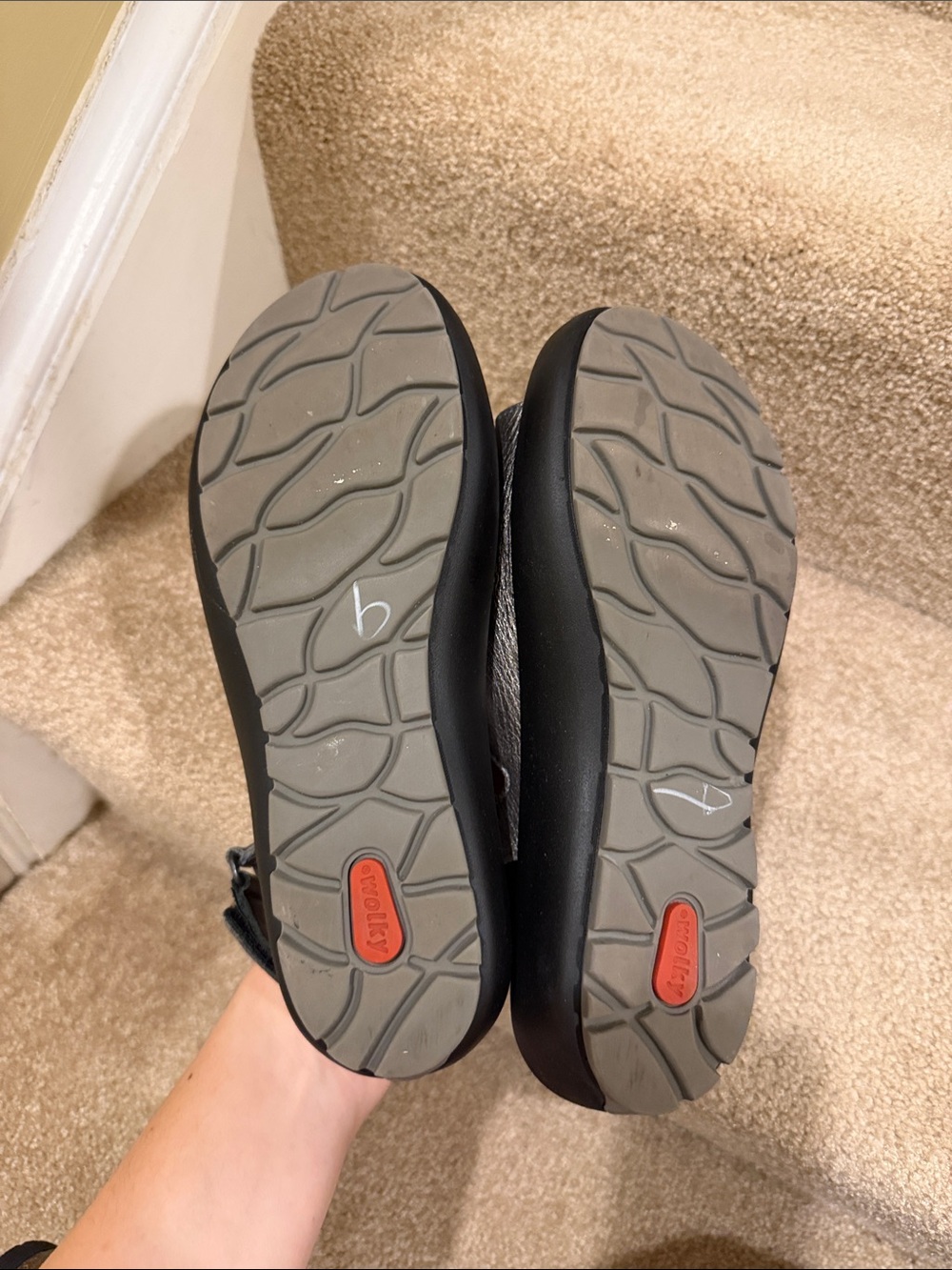 Wolky Jewel Sandal in Metalic Gray Size 39 - Picture 5 of 8